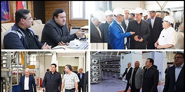 بازدید مدیرعامل بانك ملت از شركت های تولیدی و صنعتی استان های زنجان و قزوین
